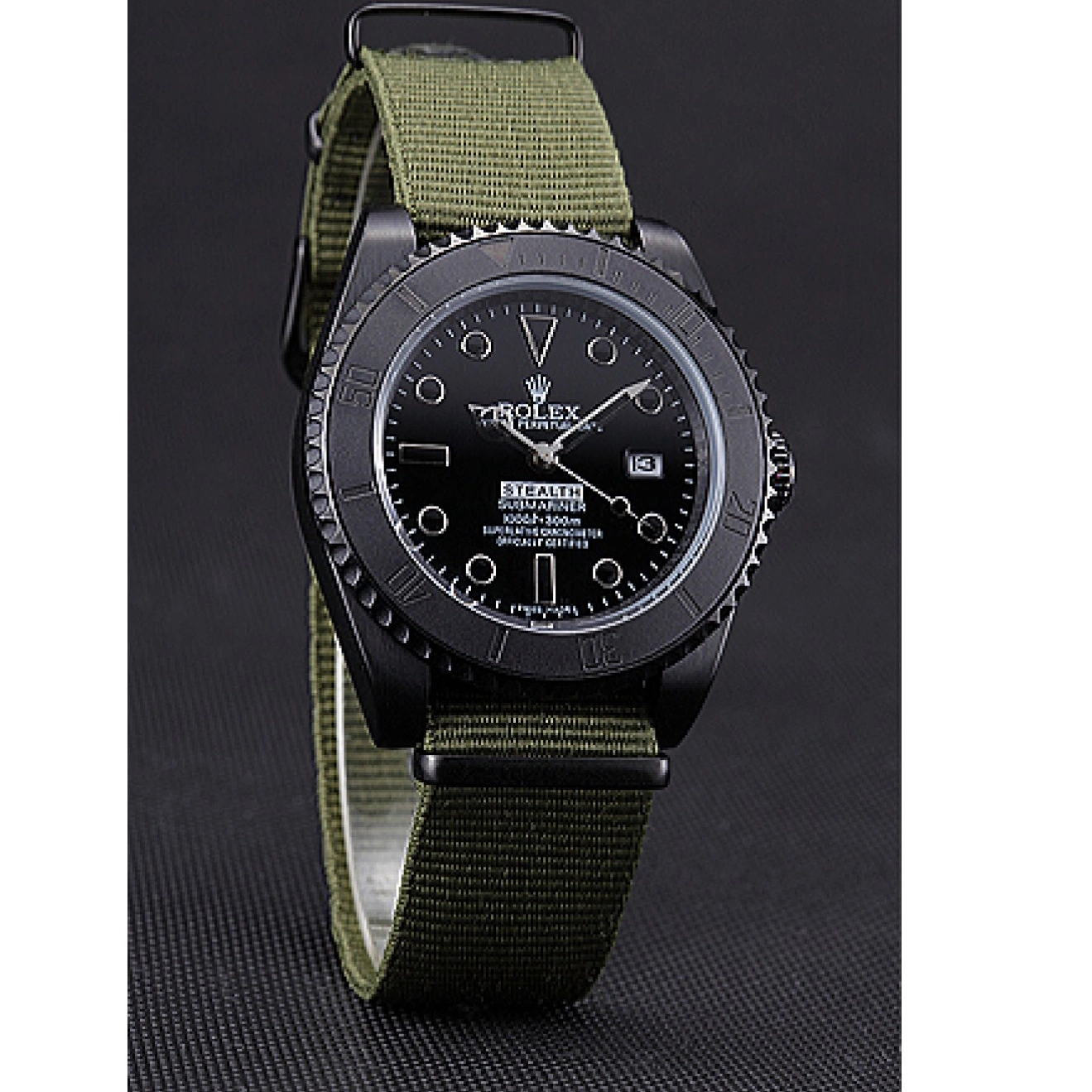 Aaa replica watch Olive 621995 Rolex Stealth Submariner 0522